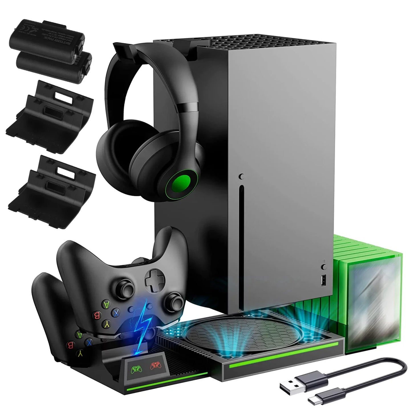 Dual Controller Charging Dock Station for Xbox Series X|S